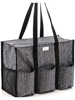 Utility Tote Bag with Pockets Compartments Nurse Teacher Work Bag